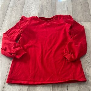Red girls Top. Worn once only.